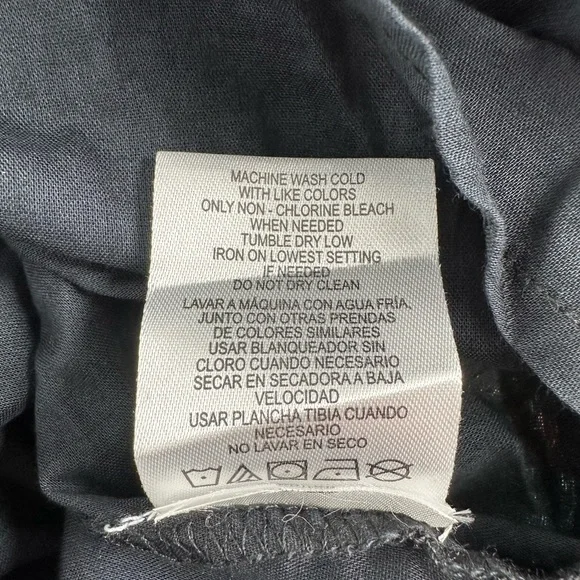 GB Leaf Print V-Neck Tie-Back Tiered Maxi Dress size Juniors Medium NWT Tropical - Picture 12 of 13